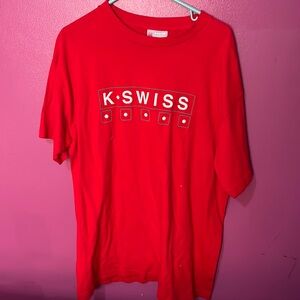 K-Swiss T Shirt size Large MADE IN USA